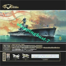 Flyhawk 1126 1/700 HMS Aircraft carrier Hermes 1937 top quality