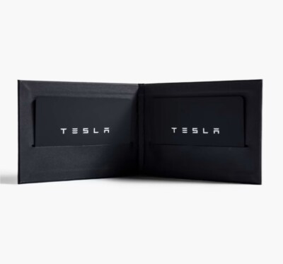 2x Karten - Original Tesla Key Card für Model 3/Y/X/S + Wallet | Sendungsverfolgung