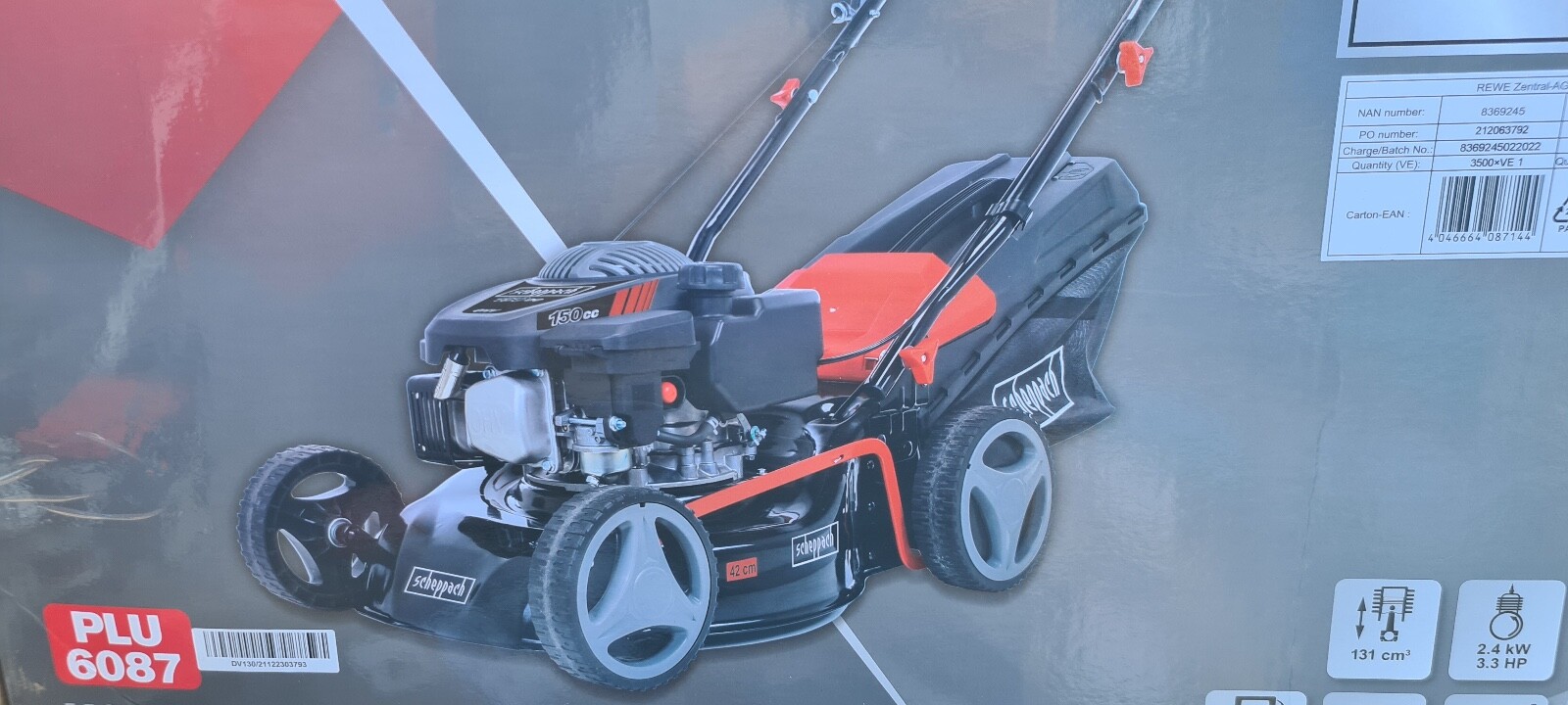 Benzin Rasenmäher MP13242 3in1 Funktion Mähen Fangen Reinigung eBay