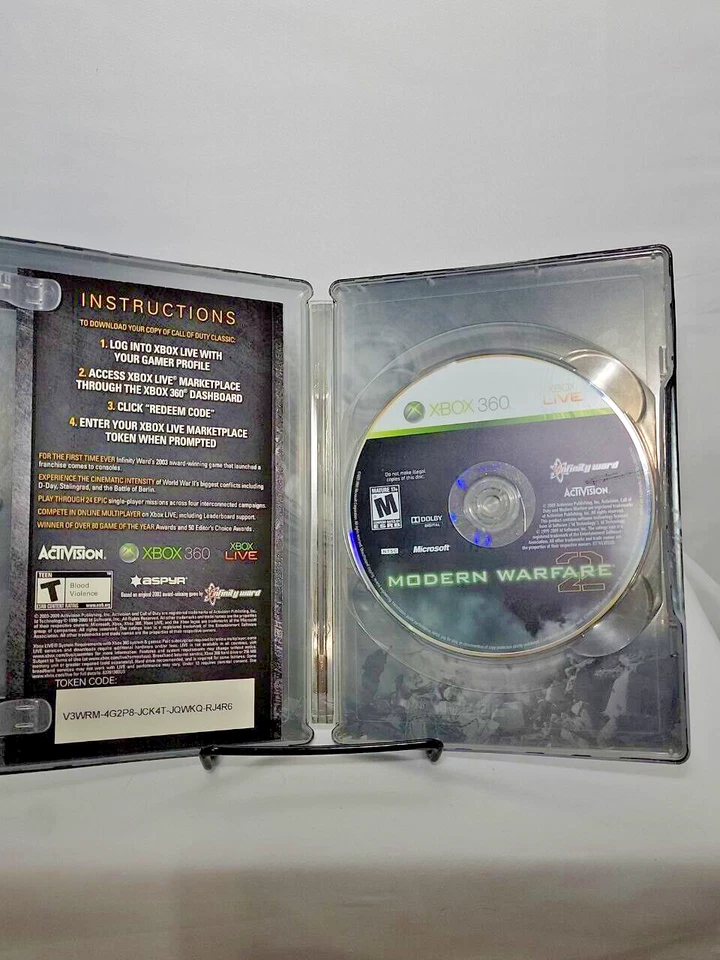 Steelbook Modern Warfare 2 Xbox 360 Foto 2 de 3