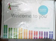 NEW SEALED 23 And Me Ancestry Saliva Collection Kit Expired 02/05/2020