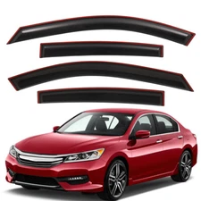 For 2013-2017 Honda Accord Sedan In-Channel Window Visor Vent Shade Rain Guard