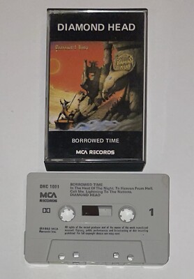 DIAMOND HEAD - Borrowed Time Cassette Tape 1982 MCA DHC 1001