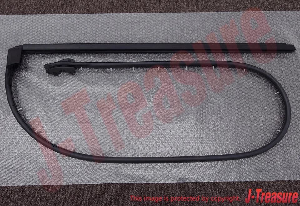 NISSAN GT-R R35 2009-2021 Genuine Front Door Weatherstrip LH 80831-62B0A OEM - Image 2 of 4