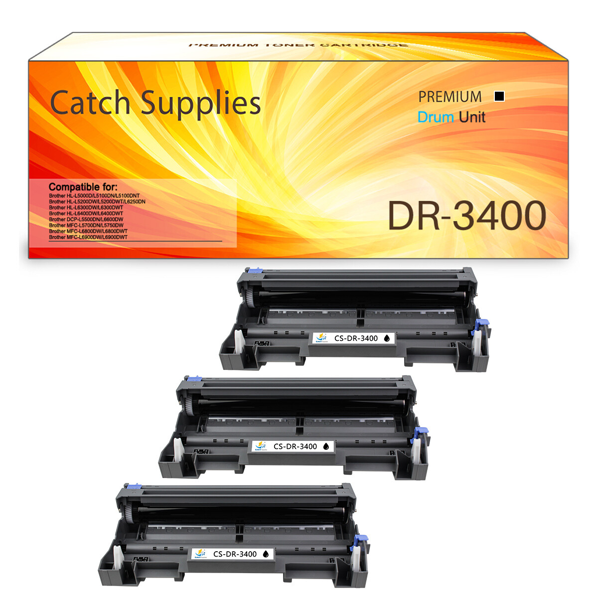 Tamburo DR-3400 Compatibile Brother Per Stampanti HL-L5000D, L5100DN, L5200DW, Ecc. - Foto 5