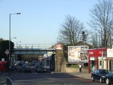 PHOTO  BURNT ASH HILL AT LEE RAILWAY STATION  THE LONDON UNDERGROUND NETWORK DOE