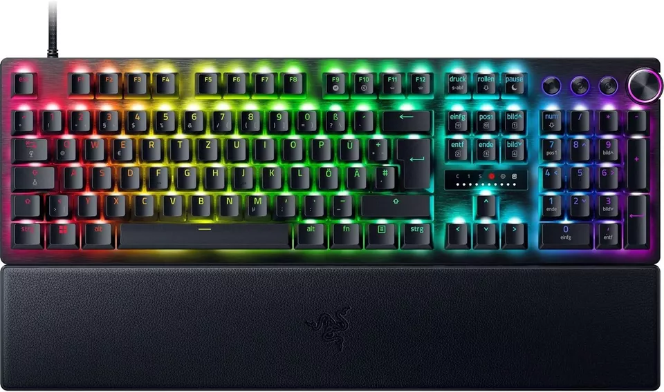 Razer Huntsman V3 Pro Gaming Keyboard Analog Optical Switches Chroma RGB DE