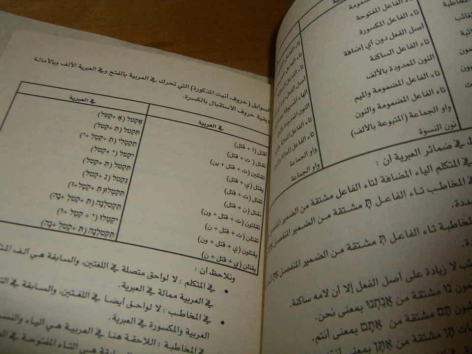 Hebrew Language Basics Hebrew Arabic By Zrahar Fitst Edition 2012 - Image 4 of 4