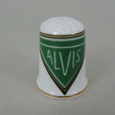 Englischer Fingerhut ''Alvis'' Porzellan - TOPZUSTAND (63922)