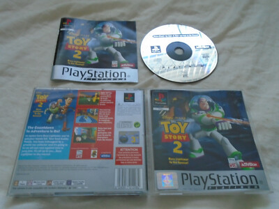 Toy Story 2 PS1 (KOMPLETT) Sony PlayStation Buzz Lightyear Platin Disney Pixa