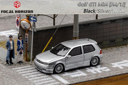 Focal Horizon FH 1:64 Golf GTI Mk4 Black/Silver/White Diecast Model Car Toys - Picture 12 of 13