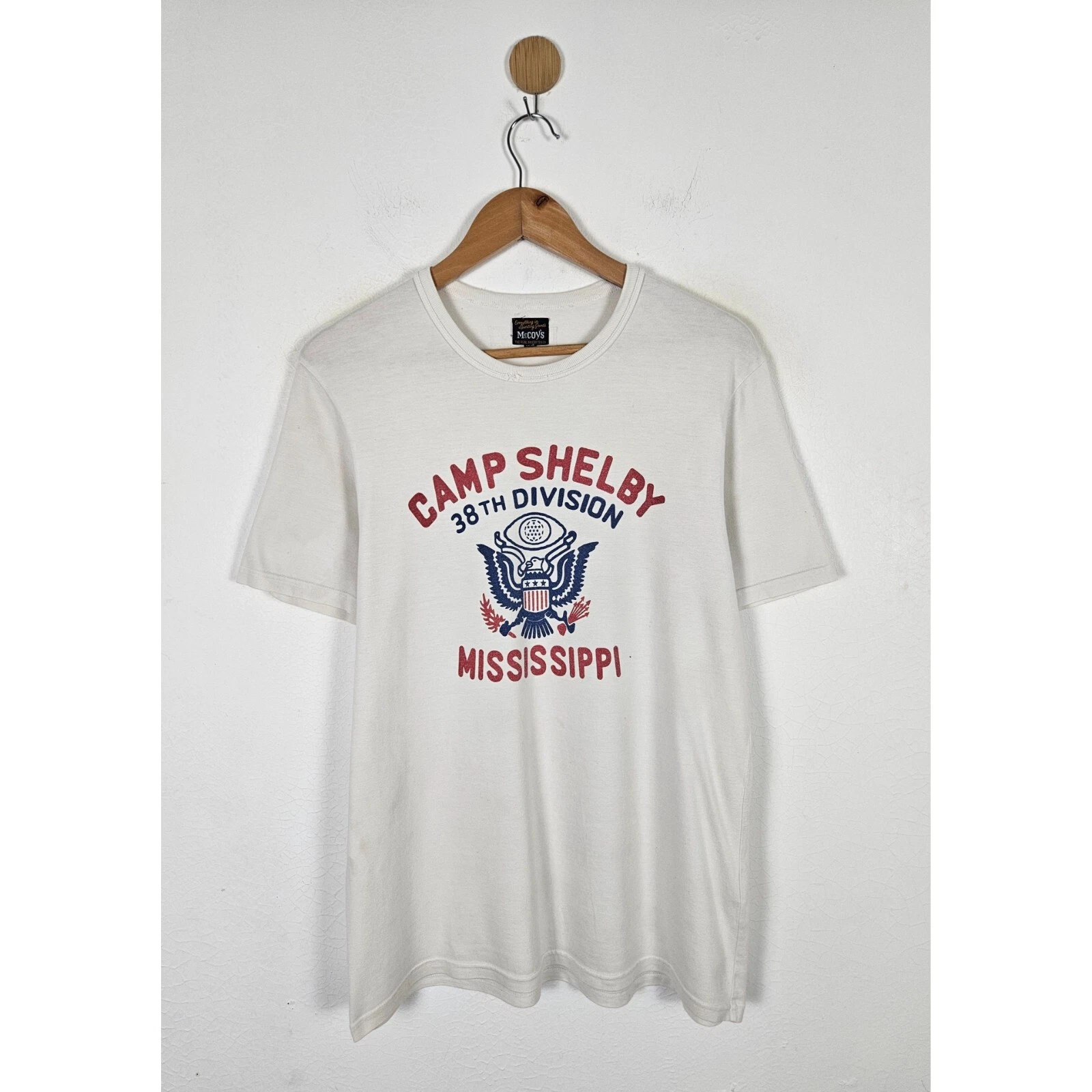 The Real Mc Coys Mississippi Camp Shelby 38th division shirt