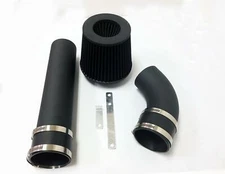 All BLACK COATED Cold Air Intake Kit&Filter For 99-05 BMW E46 323/325/328/330 I6