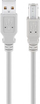 USB 2.0 Hi-Speed-Kabel, Grau 1,8m