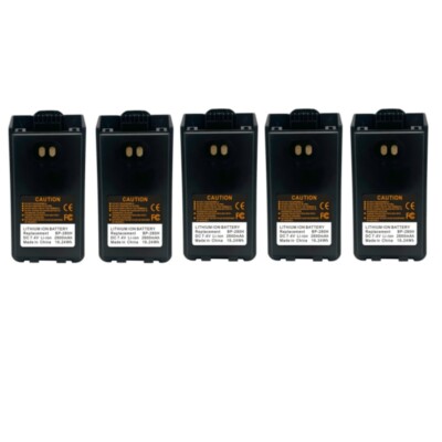 5PCS BP-280 Replacement Li-ion Battery for F1000 F2000 F1100 F2100 Radio 2600mAh