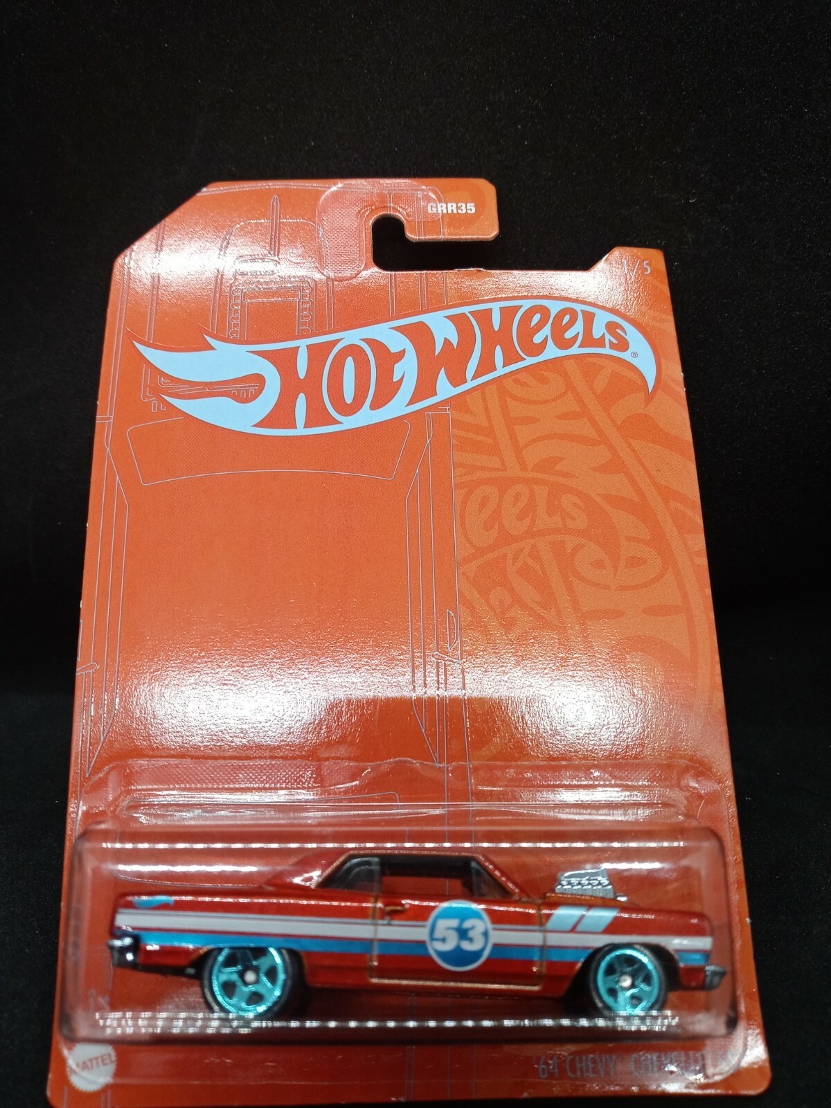 Hot Wheels - 2020 Blue and Orange Series 1/5 '64 Chevy Chevelle SS 