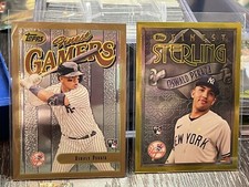 2023 TOPPS FINEST STERLING FLASHBACKS ROOKIE OSWALD PERAZA RARE GOLD BORDER&base