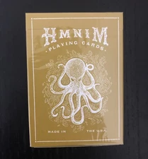Sealed HMNIM Gold playing cards by Art Of Play (Mystery Deck Exclusive)