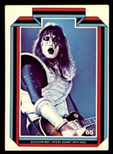 1978 Donruss Kiss 65 Ace Frehley VG d4
