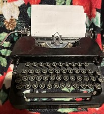 1935 Portable Corona Standard Typewriter (Needs New Ink Tape)- Tested/Working thumbnail
