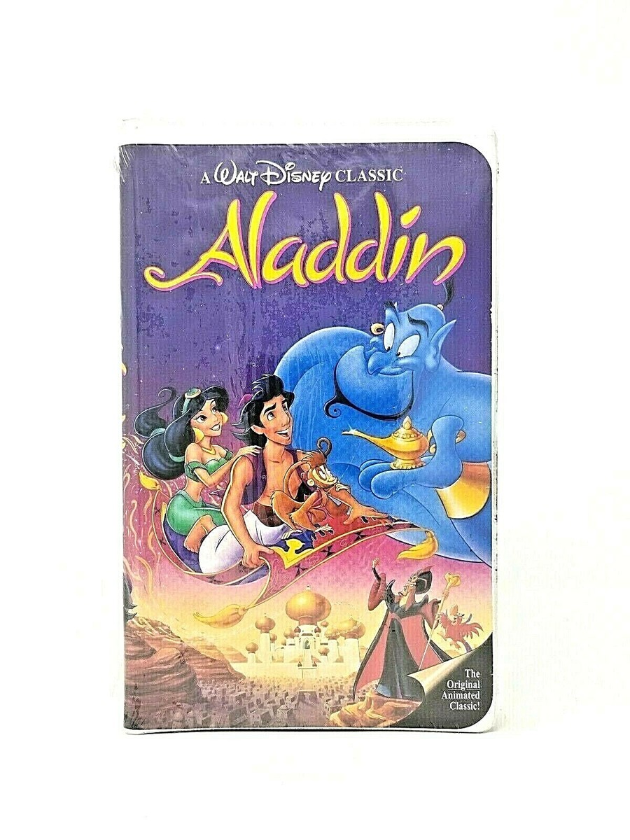 DISNEY BLACK DIAMOND ALADDIN VHS 1993 THE ORIGINAL ANIMATED
