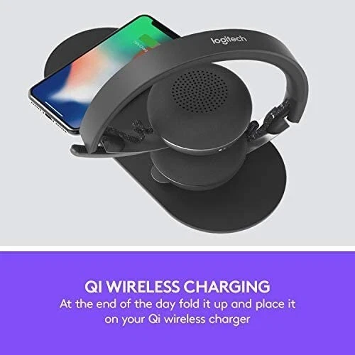 Logitech Zone Wireless Bluetooth Headset - Black Part Number: 78015313 - Image 3 of 4