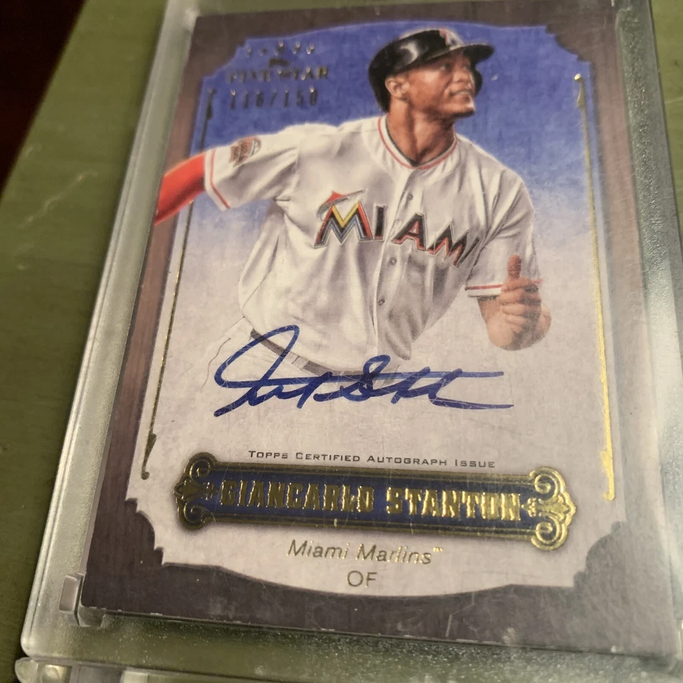 Topps Five Star Mike Stanton 2012/autógrafo Foto 2 de 3