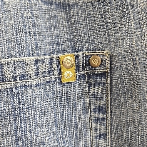 Pantaloncini jeans Southpole Denim uomo 42 blu chiaro larghi larghi larghi uomo Y2K 12 con cuciture interne - Foto 11 di 18