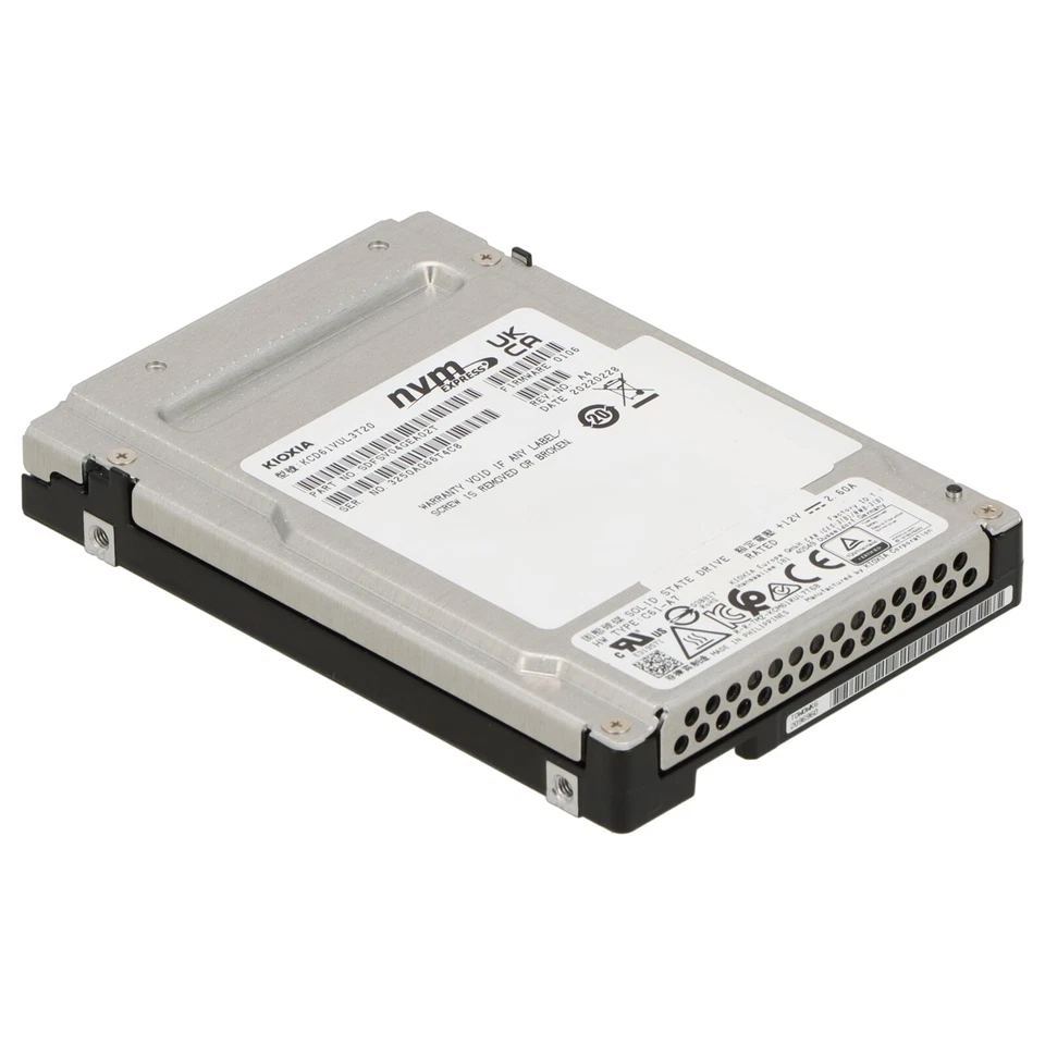 Kioxia NVMe SSD C61-A7 3,2TB PCIe 4.0 x4 RI 2,5" - KCD61VUL3T20