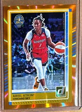 2025 Donruss WNBA #74 Ariel Atkins Orange Laser #/199