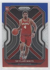 2020-21 Panini Prizm Red White & Blue Prizm Skylar Mays #255 3o2