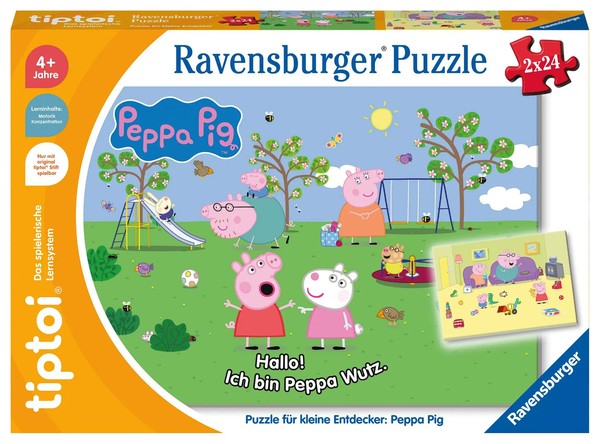 Tiptoi® Puzzle FüR Kleine Entdecker: Peppa Pig - 2X24 Teile | Deutsch | Spiel-image