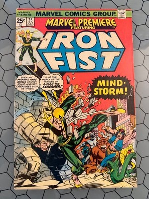 Marvel Premiere #25 (1st print) - Iron Fist - Marvel Comics (1975) - FN/VF