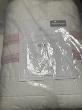 Pottery Barn Braided Trim Quilt