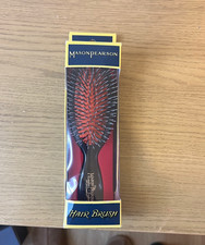 Dark Ruby Mason Pearson Pocket Hair Brush Bristle Nylon BN4 BNIB