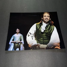 Lin-Manuel Miranda Signed Hamilton Broadway Pose 8x10 Photo N