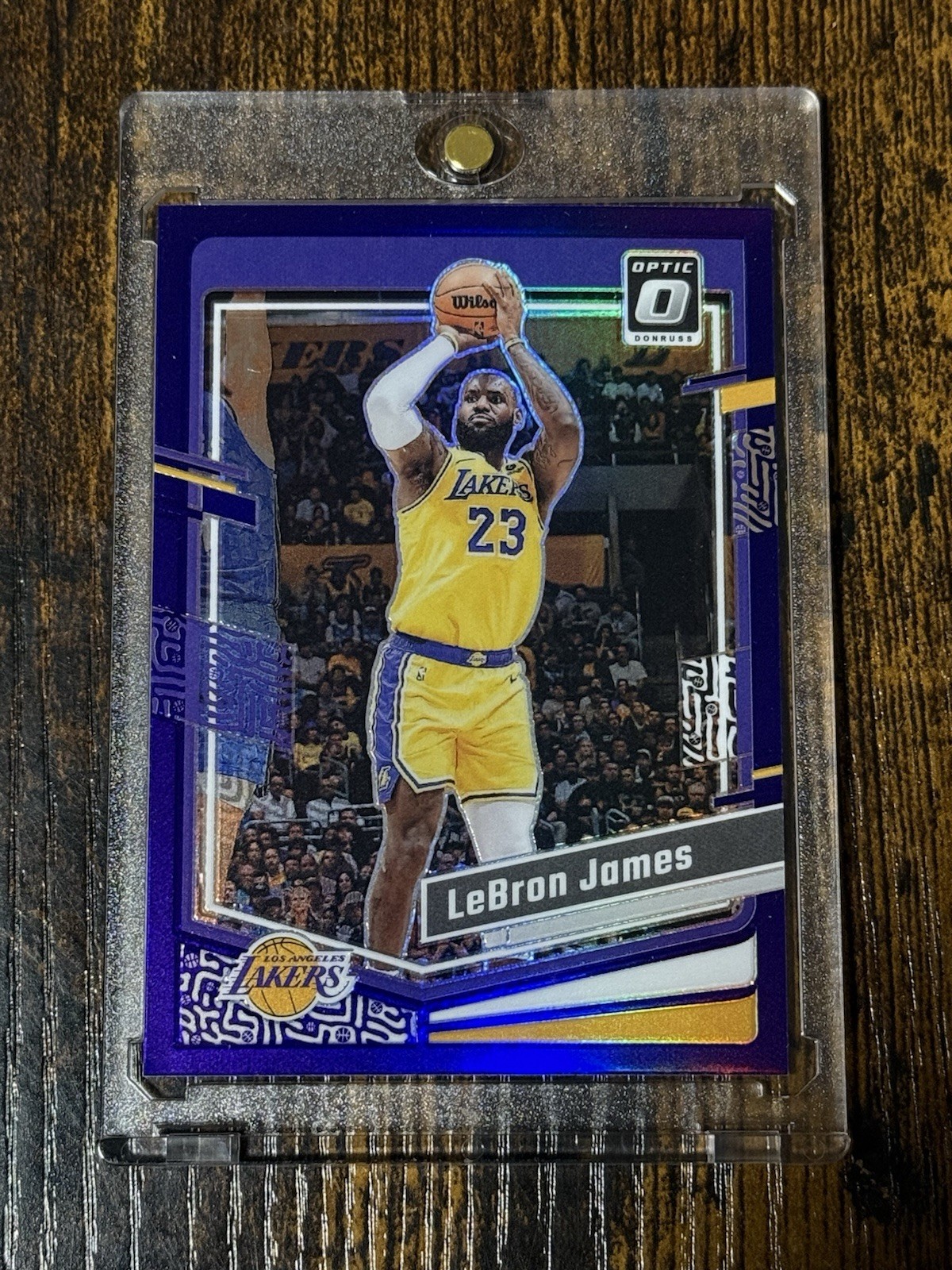 2023-24 Panini Donruss Optic - LeBron James #65 Purple Prizm