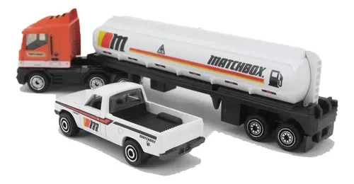 Matchbox Convoys MBX Cabover and MBX Box Trailer with 1977 Ford Courier Set 1/10 - Image 2 of 2