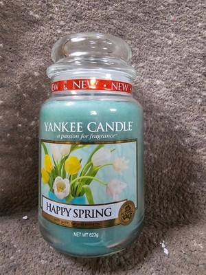 Yankee Candle großes Glas Happy Spring 2016 schwer zu finden