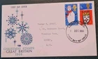 GB - 1966 - "CHRISTMAS" - FIRST DAY COVER - London EC - FDI Postmark
