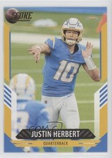 2021 Score Gold Justin Herbert #233 0i2d