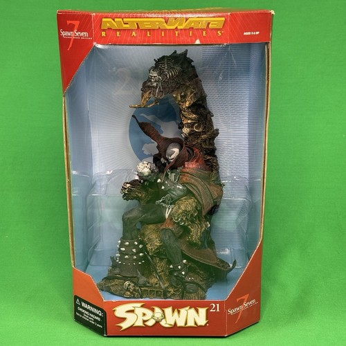 McFarlane Toys Series 21 Spawn Seven 7 Throne Deluxe Edizione in Scatola Nuovo con scatola 2002 - Foto 2 di 12