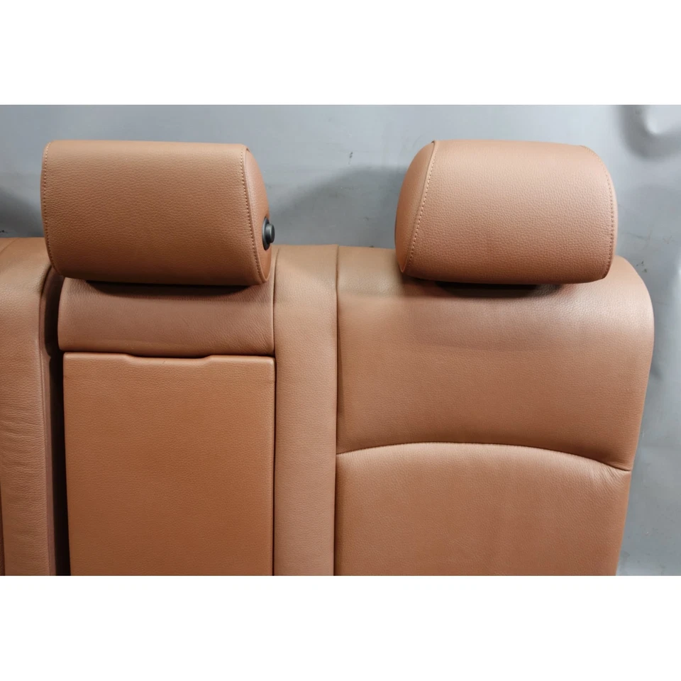 2011-2016 BMW F10 5-Series Sedan Rear Folding Seat Backrest Cinnamon Leather OEM — 第 3/4 张图片