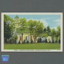 Sorrowful Mother Shrine - Marywood, Bellevue, Ohio  - Vintage Postcard (EP5-54)
