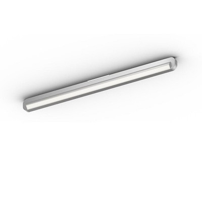Deckenleuchte  Mito alto side 70 up  - silber matt   Occhio