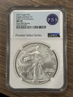 2021 Silver Eagle Type 2 First T-2 Production MS70 NGC PSS First 400 Boxes!