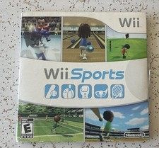 Wii Sports Nintendo Wii Disc w/Cardboard Sleeve , Parts Cracked Disc