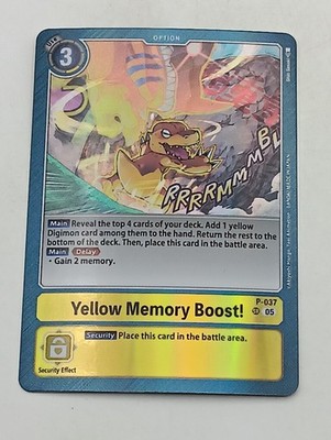 Digimon TCG Einzelkarte Yellow Memory Boost! NM