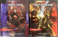 D&D Dungeons & Dragons Curse of Strahd + Tomb of Annihilation Hardcover RPG Book