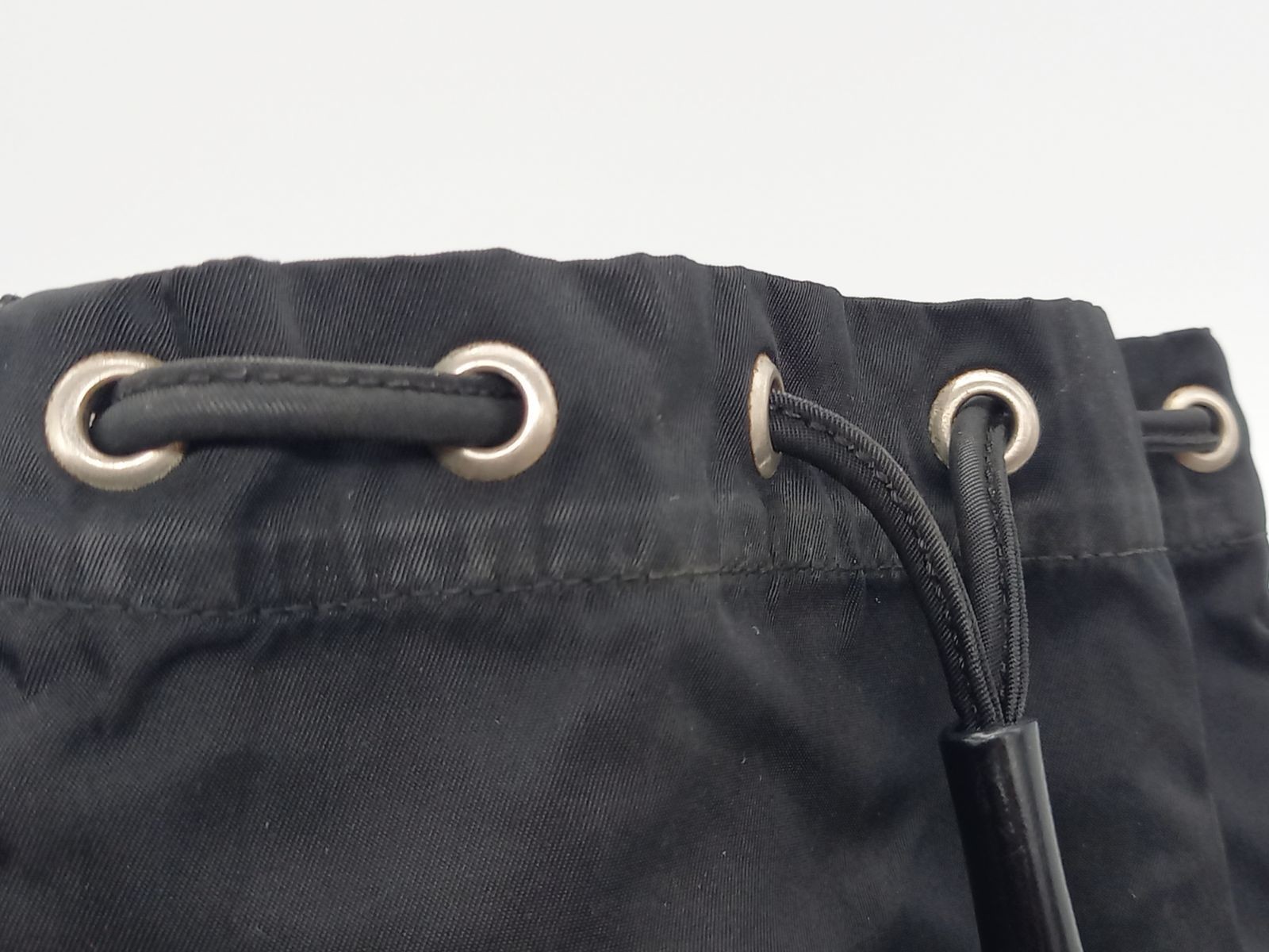 Good Condition PRADA Prada Drawstring Pouch Trian… - image 11